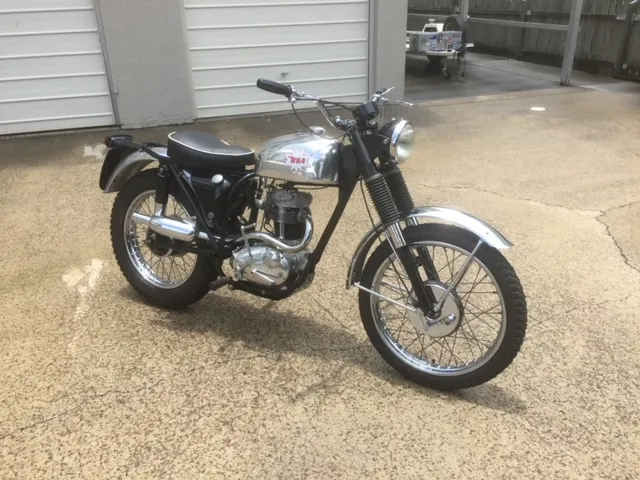 1965 BSA C15 Trials Cat