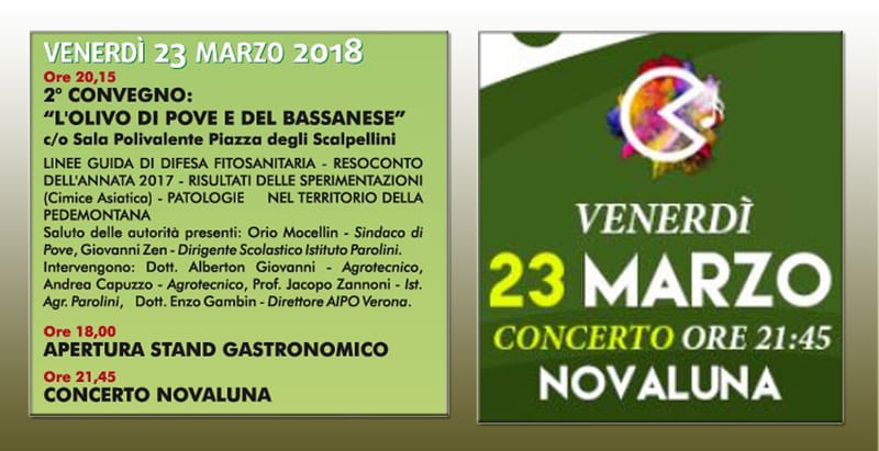 Fiera mercato olivo Serata del 23 Marzo