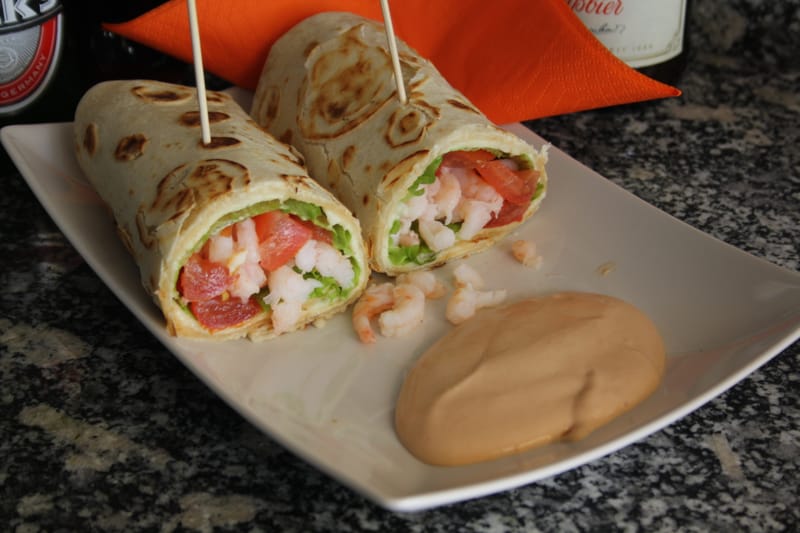 Piadina ai Gamberetti