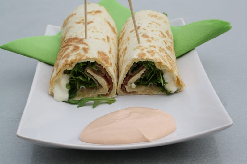Piadina Rucola e Formaggio fuso