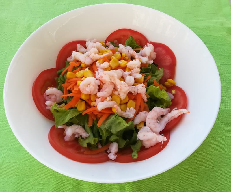 Insalata ai Gamberetti
