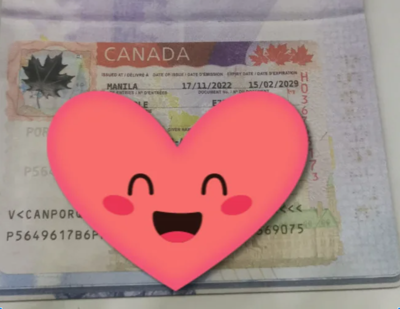 菲律宾办理加拿大签证成功案例