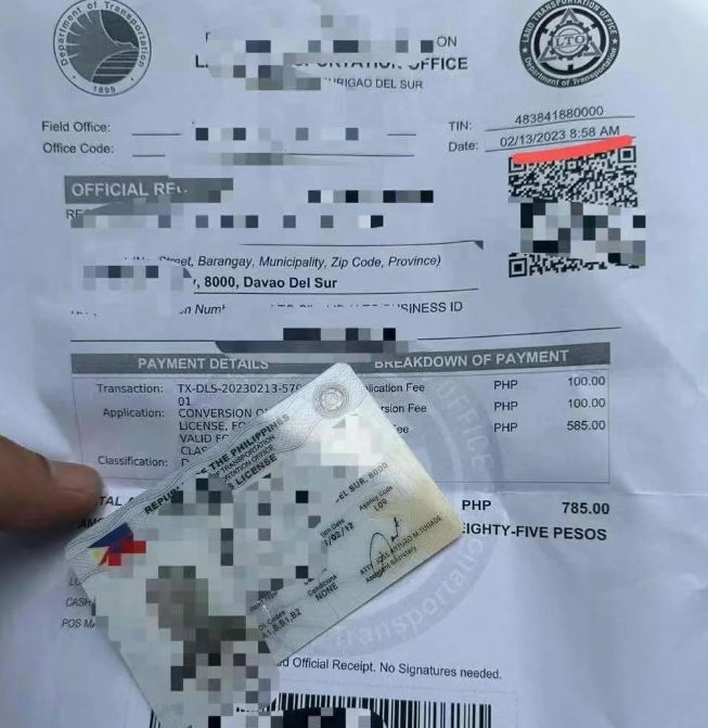 马尼拉去达沃办理驾驶证案例