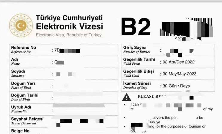 菲律宾申请土耳其签证B2服务