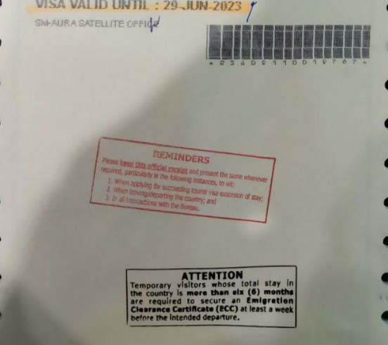 瓦努阿图护照菲律宾签证延期