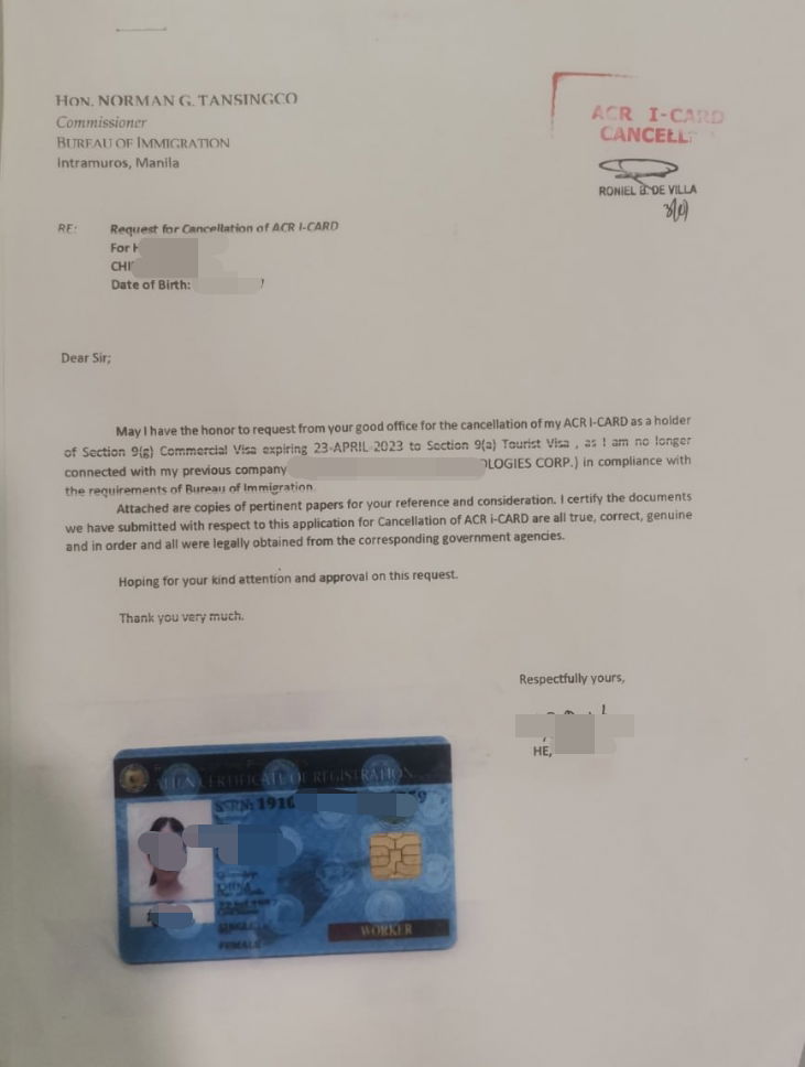 菲律宾工作签证降签案例分享