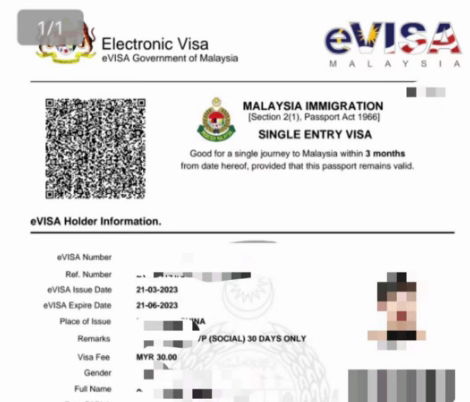 菲律宾马来签证办理