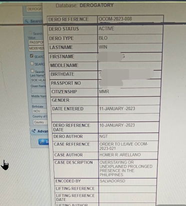 菲律宾黑名单查询案例分享