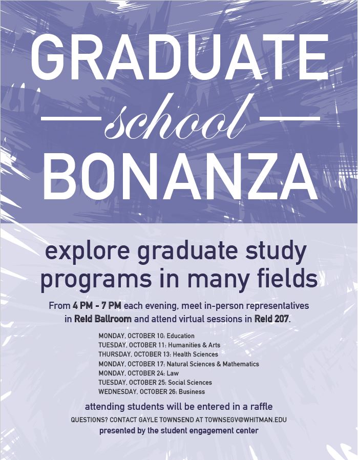 Grad School Bonanza Poster