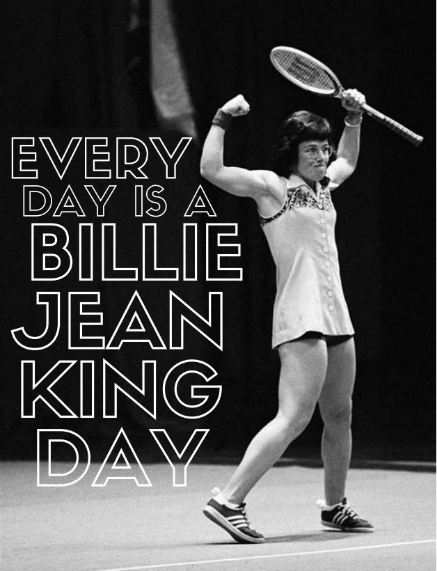 Billie Jean King Fan Poster