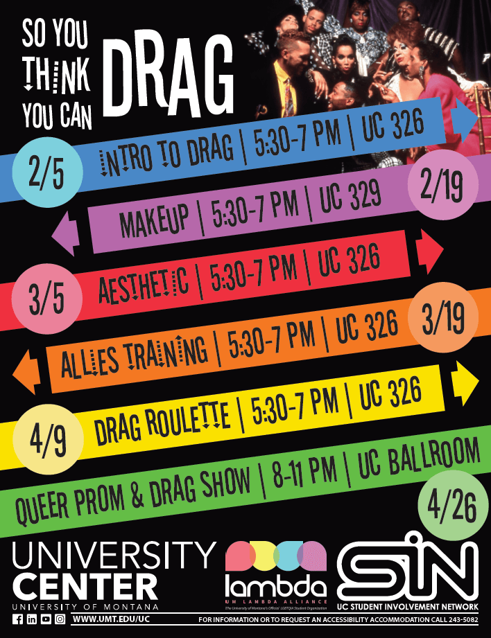 Drag Workshop Series Poster