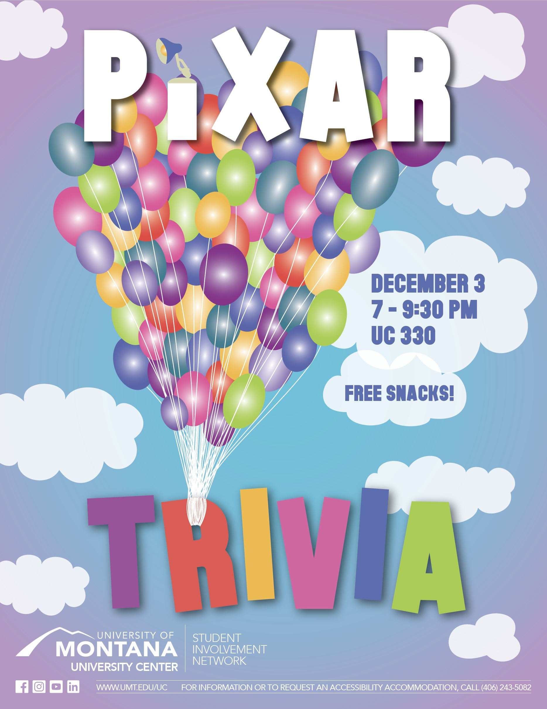 Pixar Trivia Poster