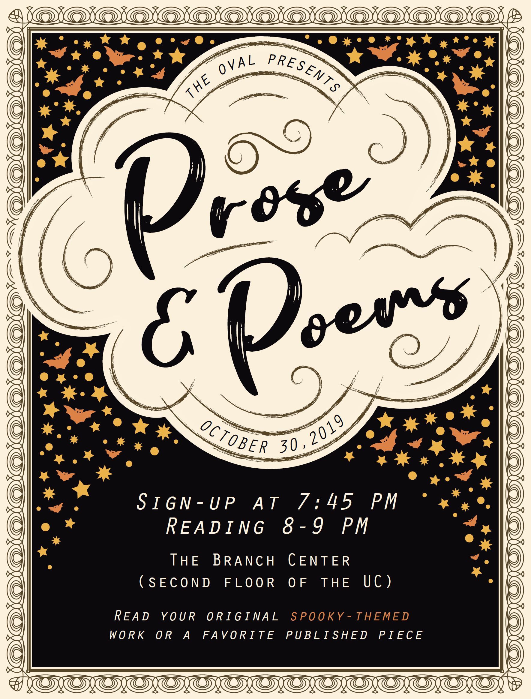 Prose and Poems - Halloween Poster