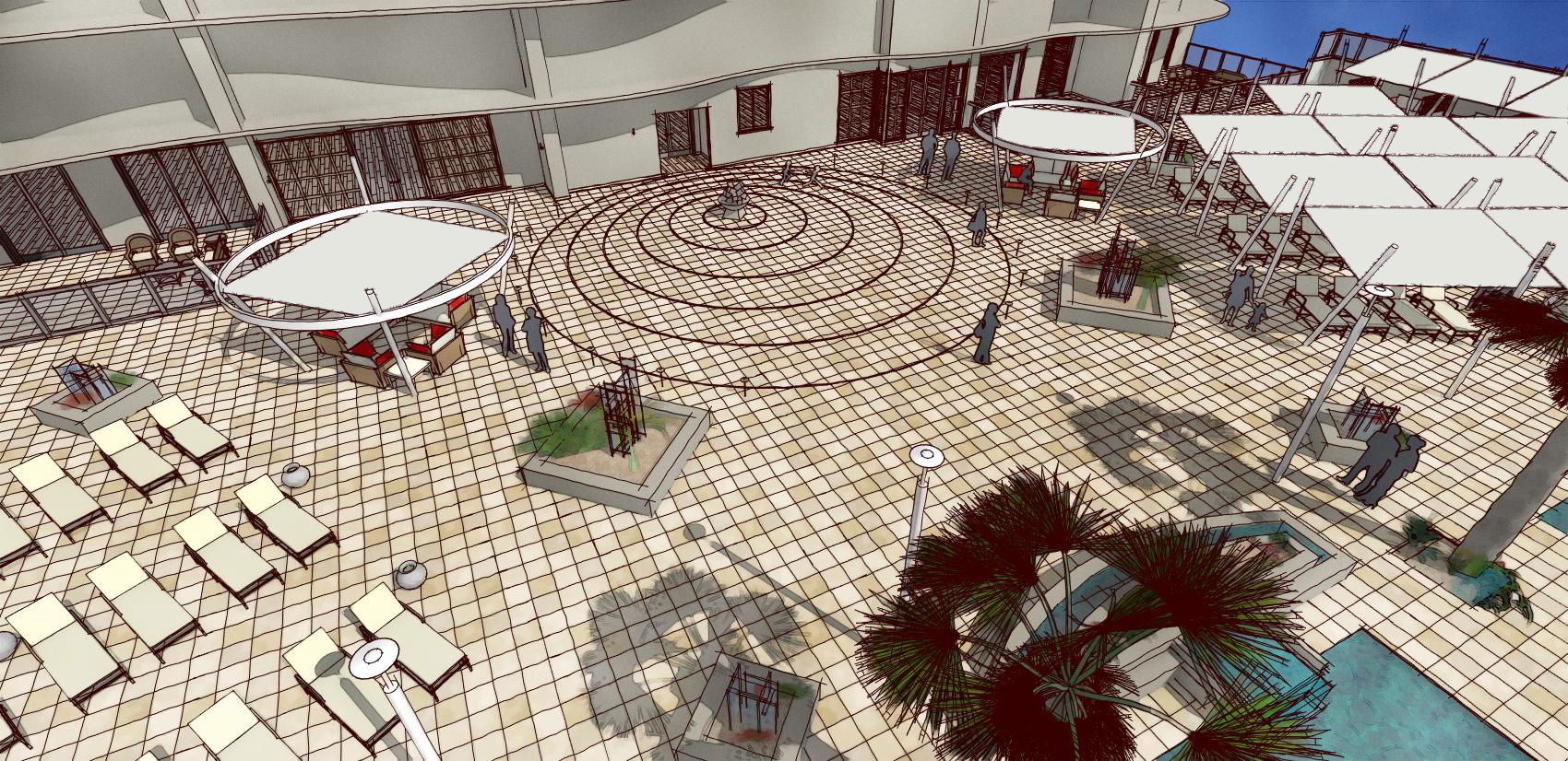 Oasis Tower One - Pool Deck Design & Construction