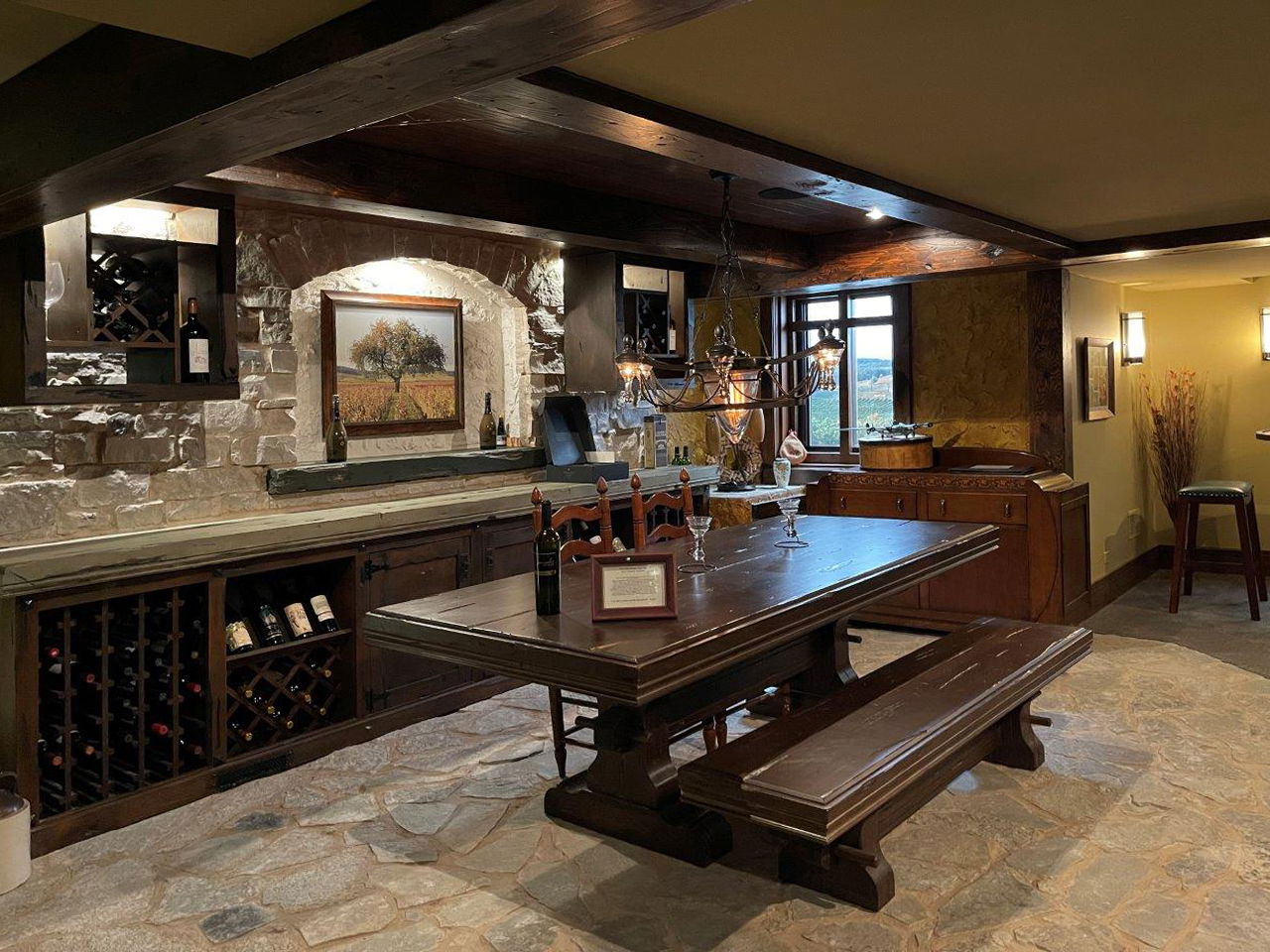 Italian Themed Custom Lower Level - Illinois