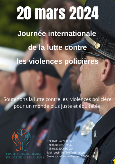 Journée internationale de la lutte contre les violences policières