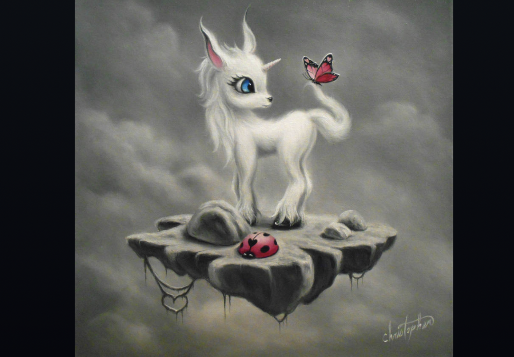 BABY UNICORN……Oil on Canvas……