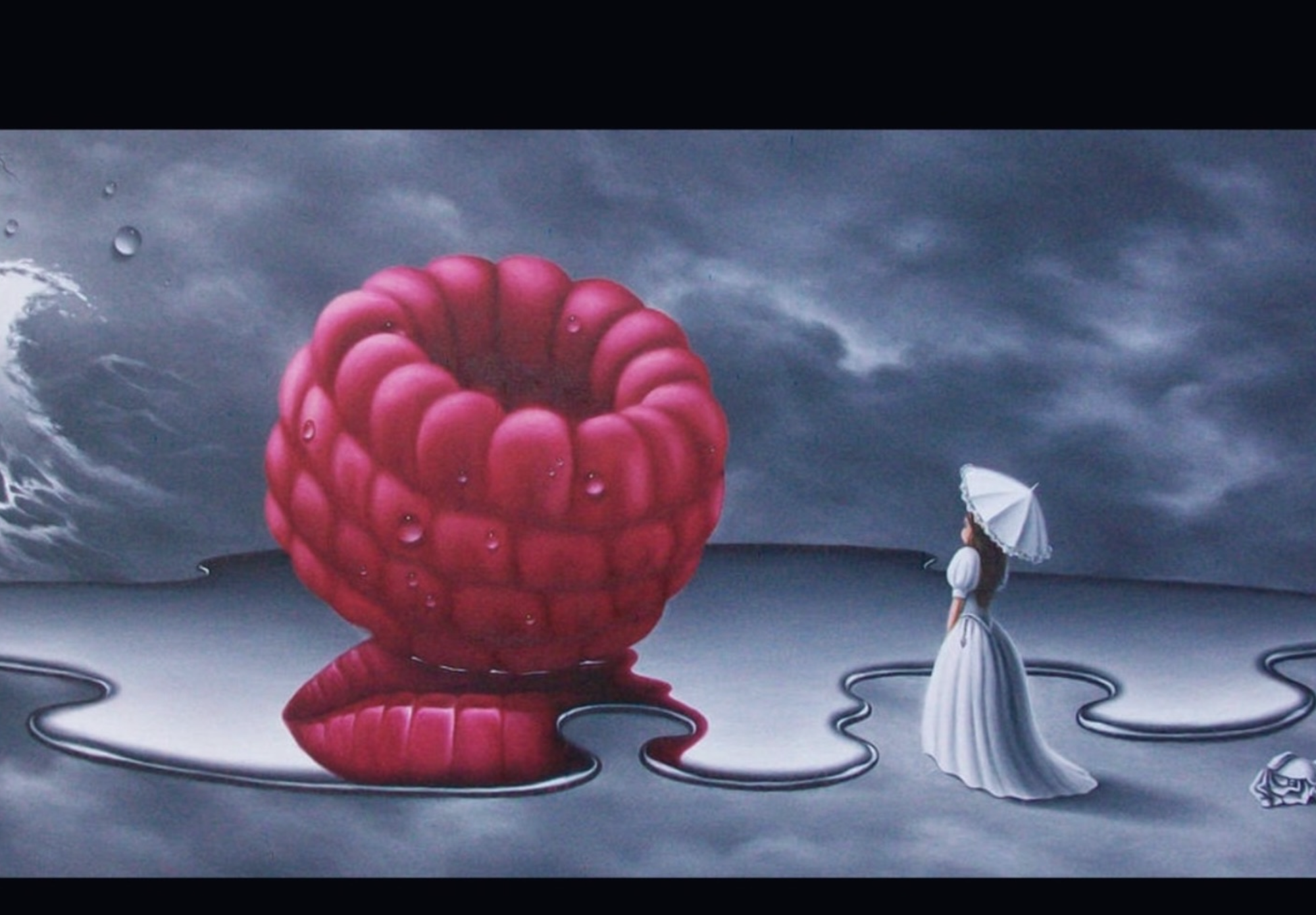 RASPBERRY DREAMS……61x152 cm (24x60 in)……Oil on Canvas…..