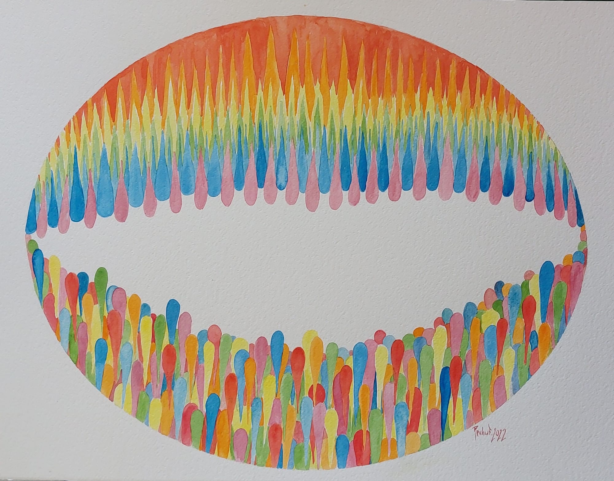human rainbow