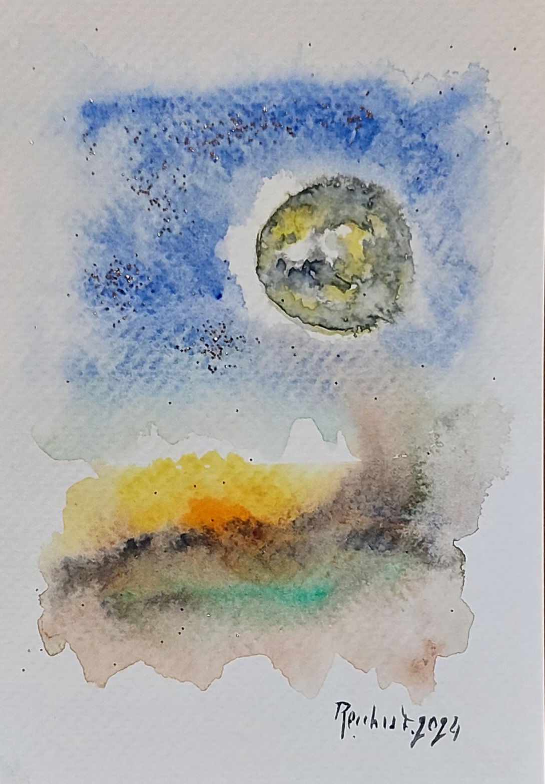 la Luna al guinzaglio