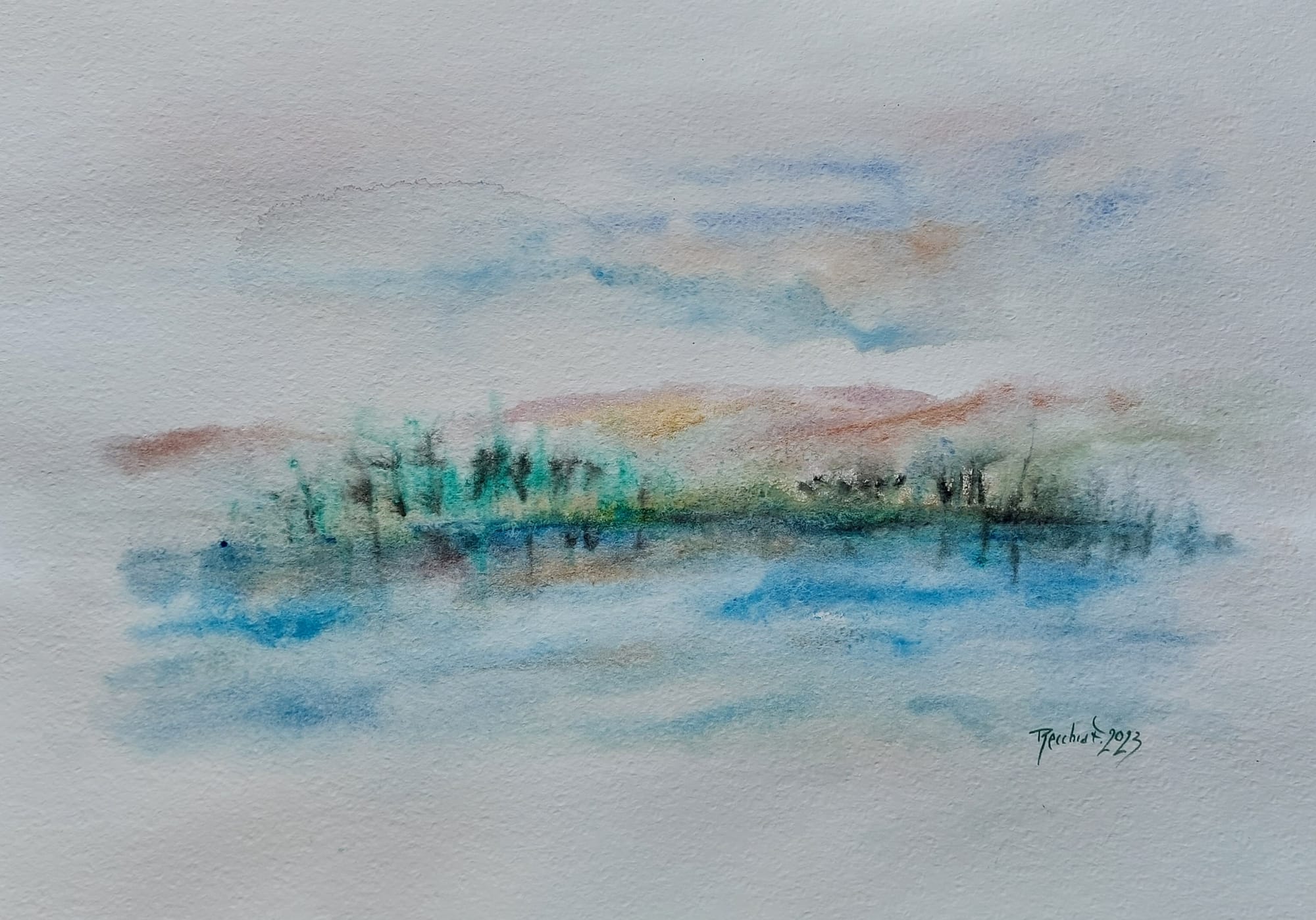 riflessi sul lago