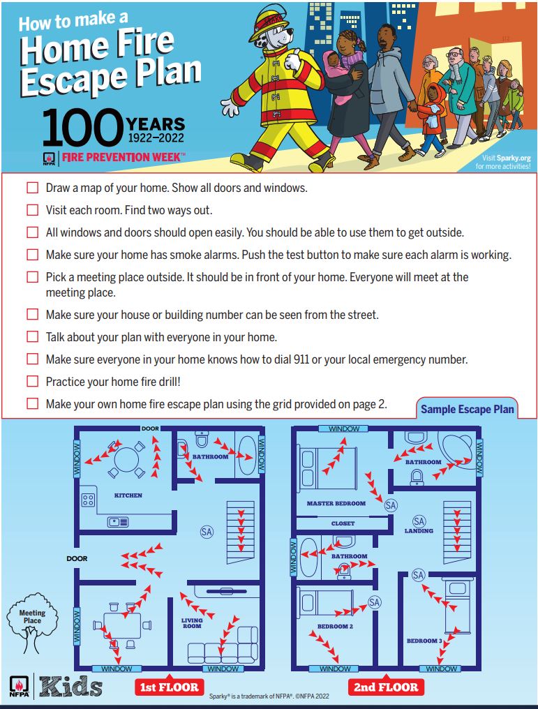 How To Make a Home Fire Escape Plan