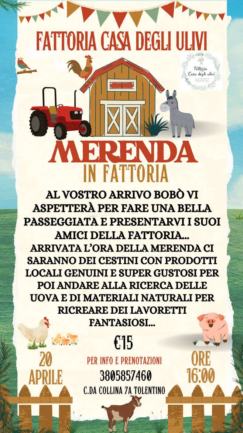 Merenda in fattoria