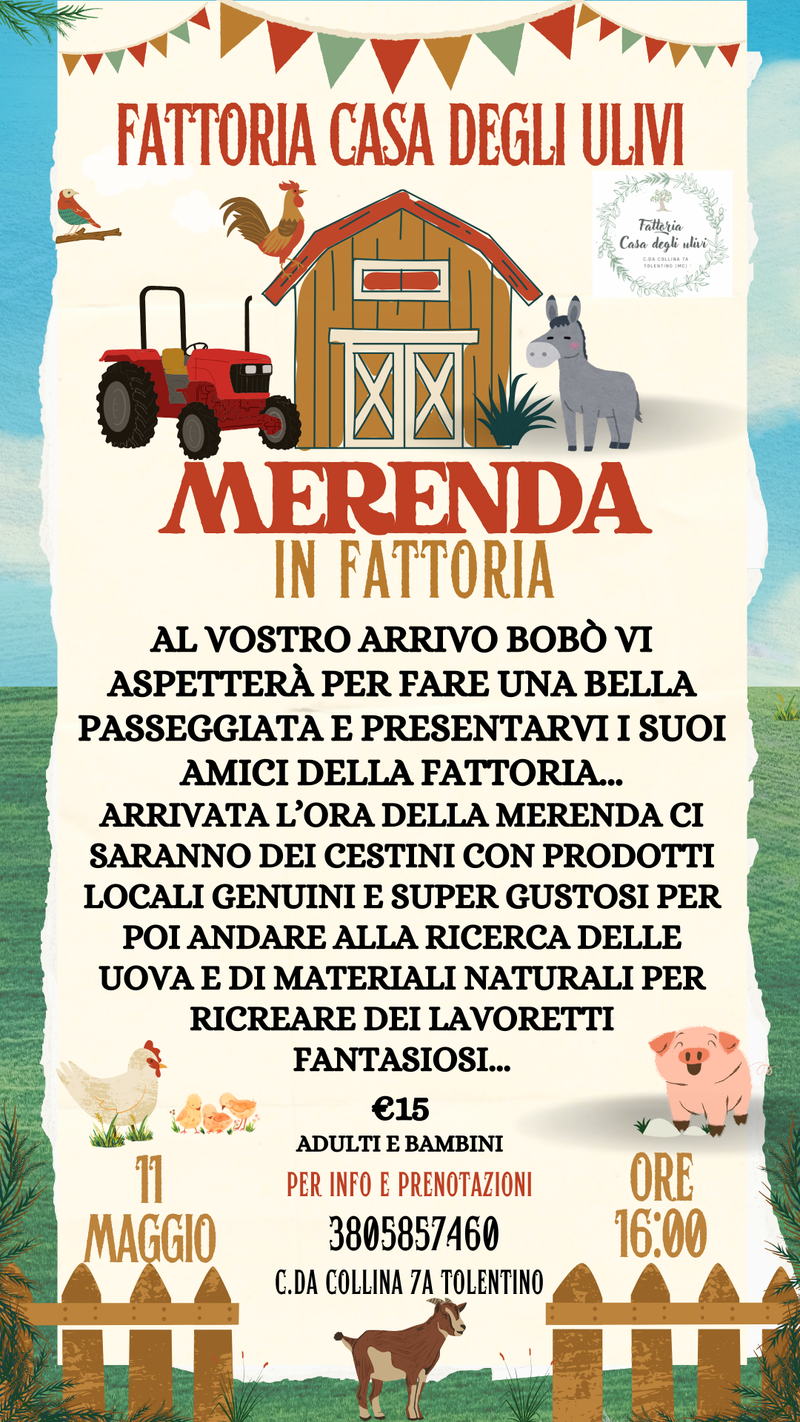 MERENDA IN FATTORIA
