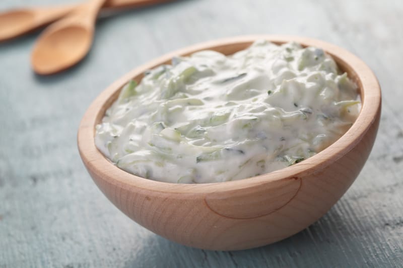 Gurkenrahmsalat