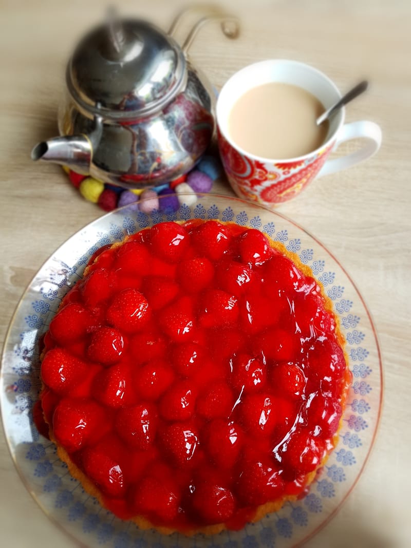 Erdbeerkuchen