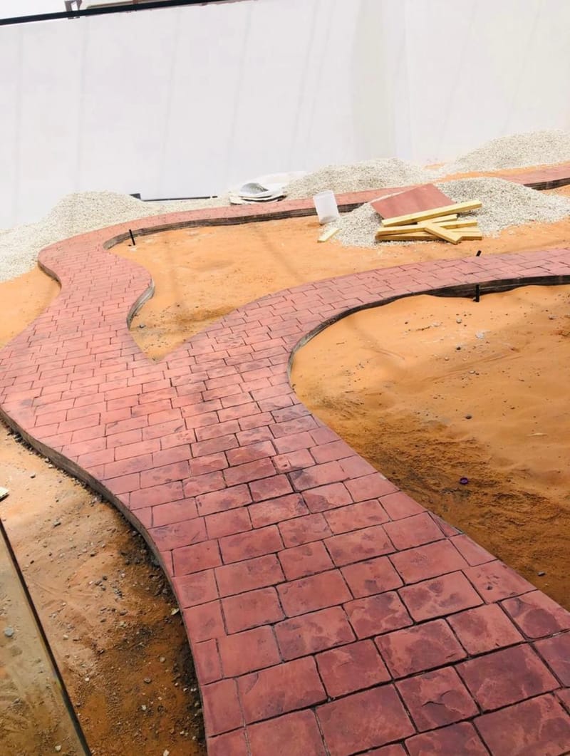 الخرسانة المختمة للأرضيات