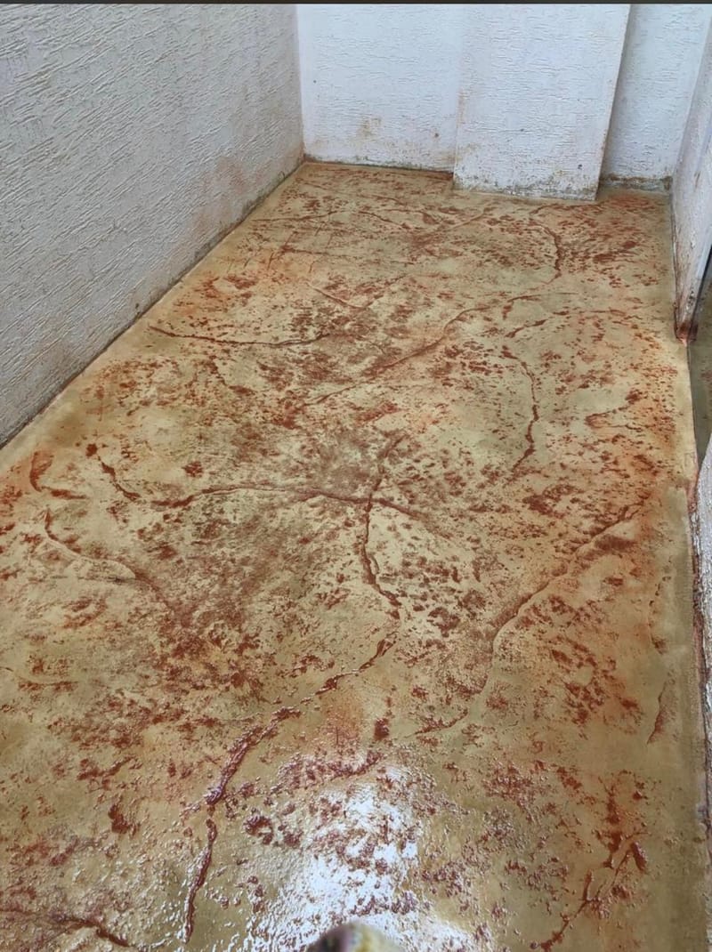 الخرسانة المختمة للأرضيات