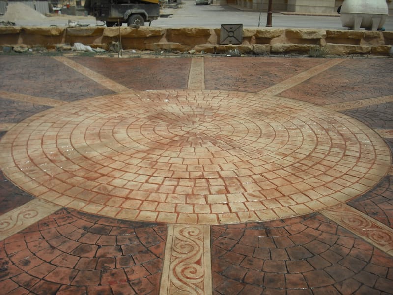 الخرسانة المختمة للأرضيات