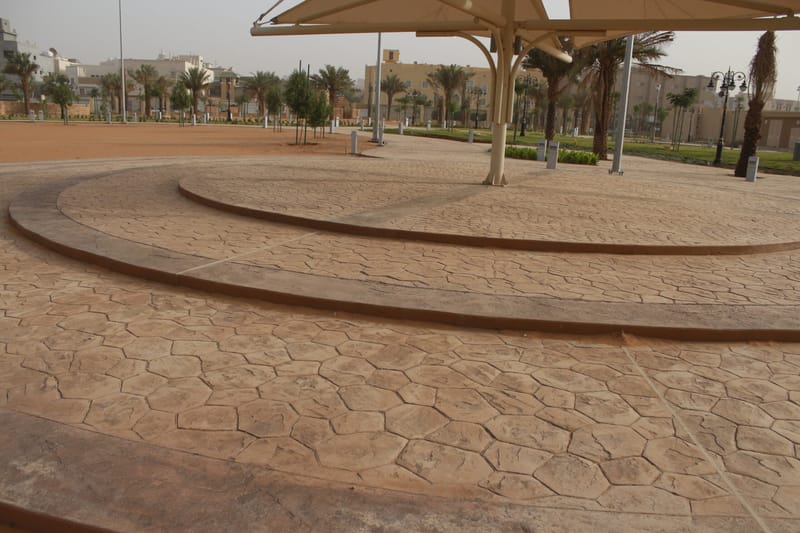الخرسانة المختمة للأرضيات