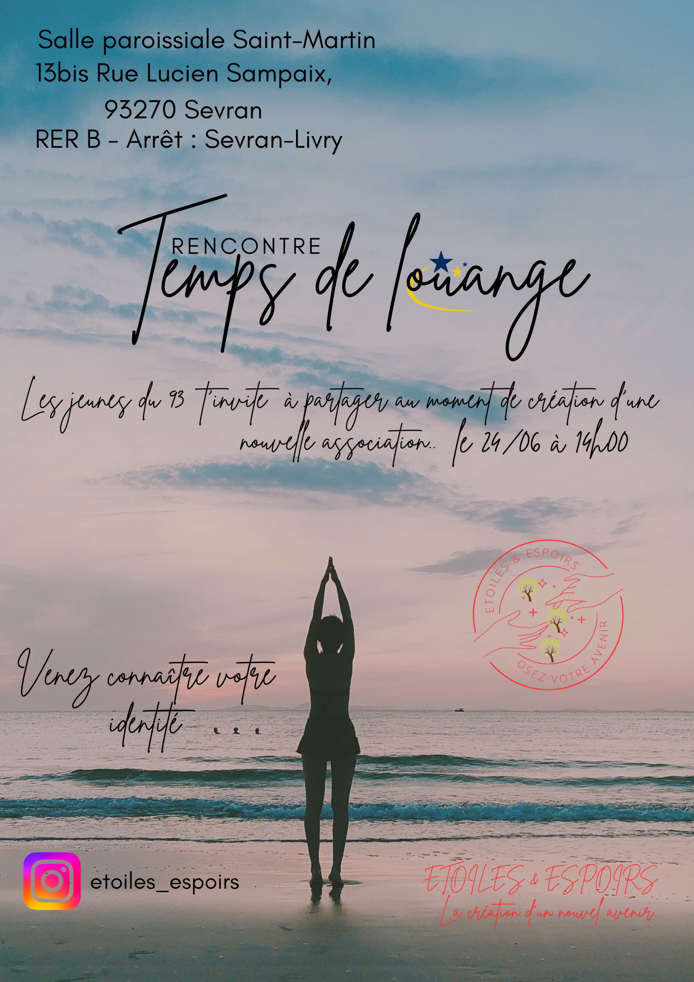 Invitation pour le temps de Louanges à Sevran