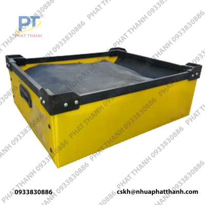 Thùng nhựa danpla PT 01 có nắp chắc chắn, an toàn, tiện lợi