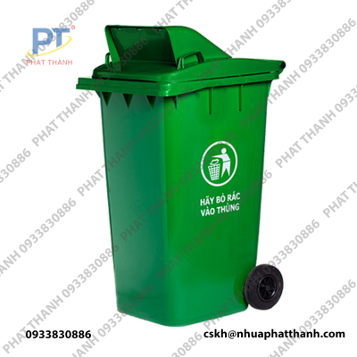 Thùng rác nhựa 240 lít giá rẻ, tiết kiệm chi phí