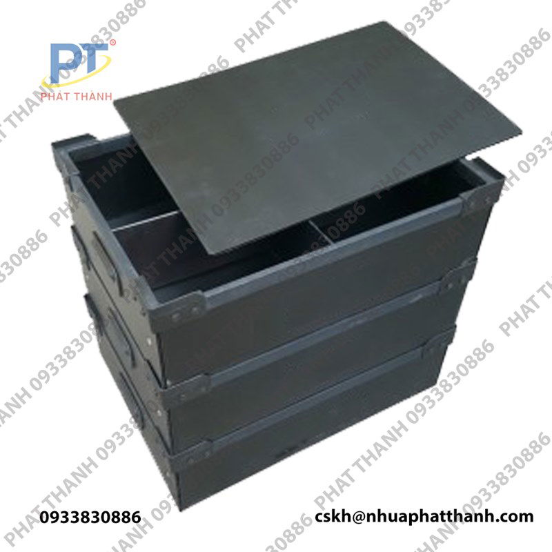 Thùng nhựa pp danpla chống tĩnh điện giá rẻ, chất lượng cao