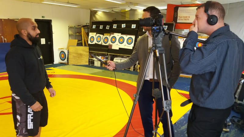 Pendle Today visit Nelson Wrestling Club