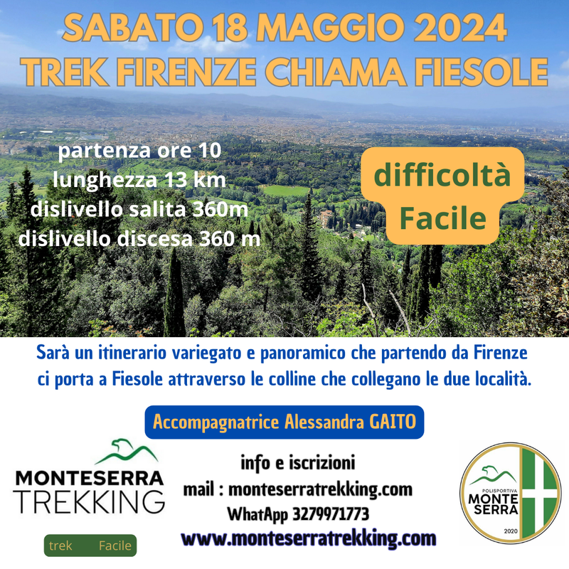 Trek Firenze chiama Fiesole