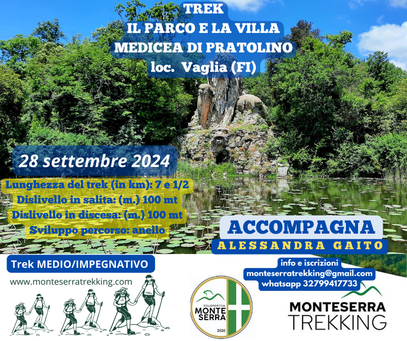 TREK IL PARCO E LA VILLA MEDICEA DI PRATOLINO