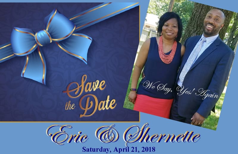 SAVE THE DATE FOR YOUR WEDDING DAY