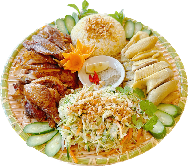 鶏料理セット（約３人前）-Mẹt gà 4 món-