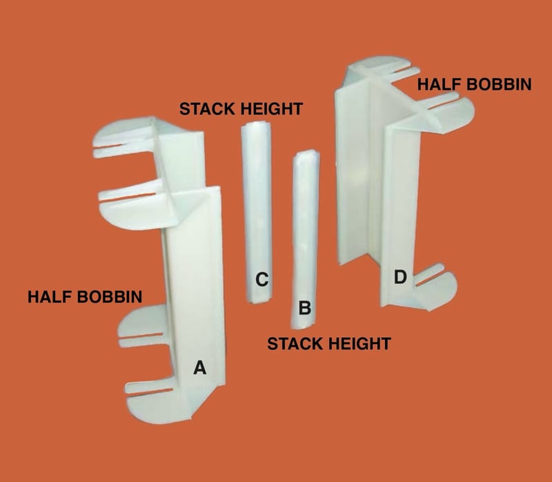 SCHEMA DI ASSEMBLAGGIO  ROCCHETTI TRIFASE PER SISTEMI MODULARI