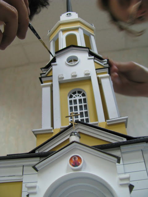 макет - Храм в Верней Пышме