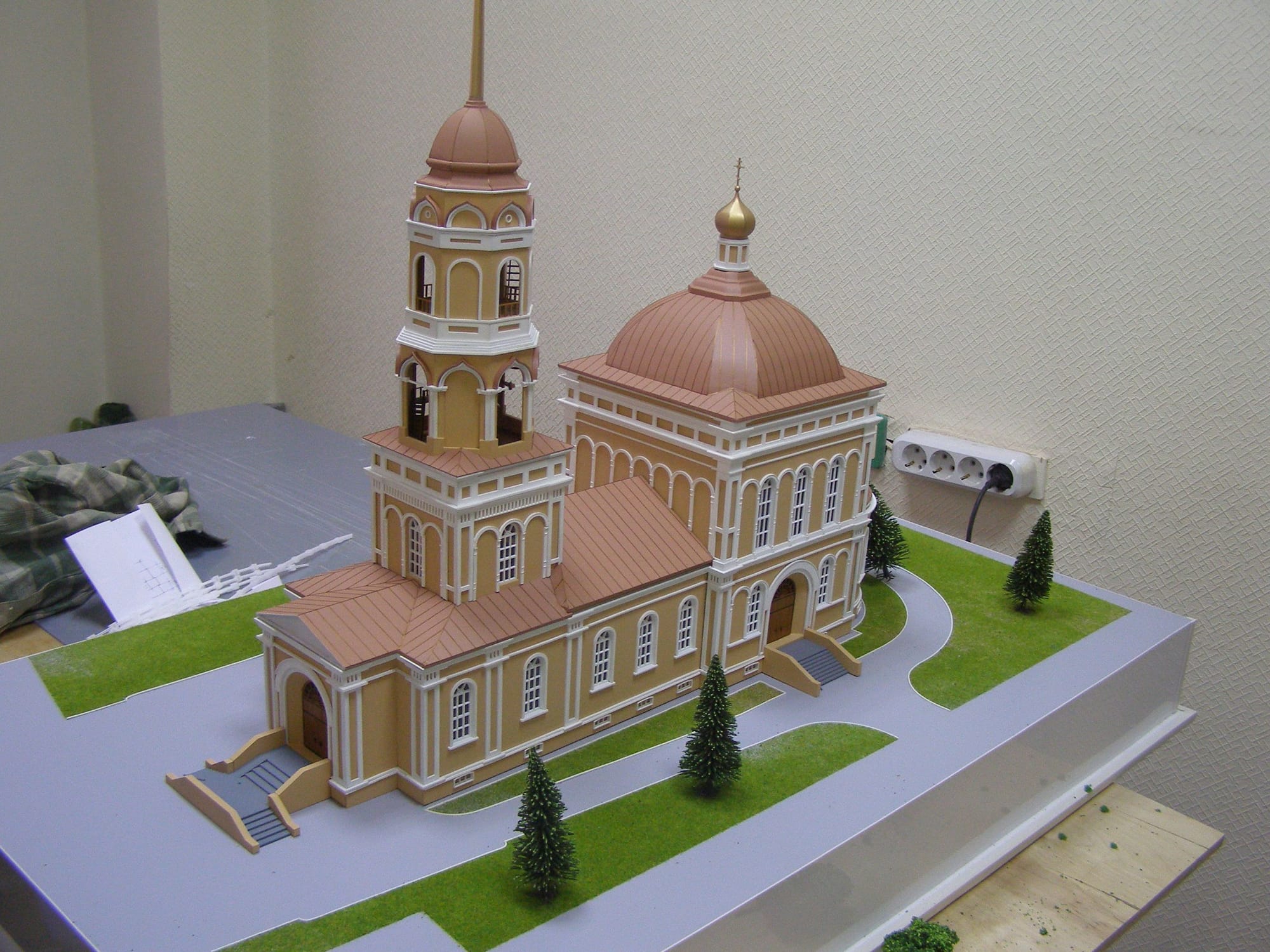 макет - храм св. Троицы