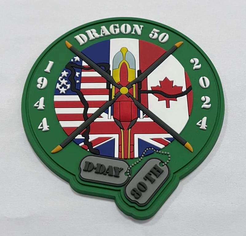 Patch gomme DDAY 80th