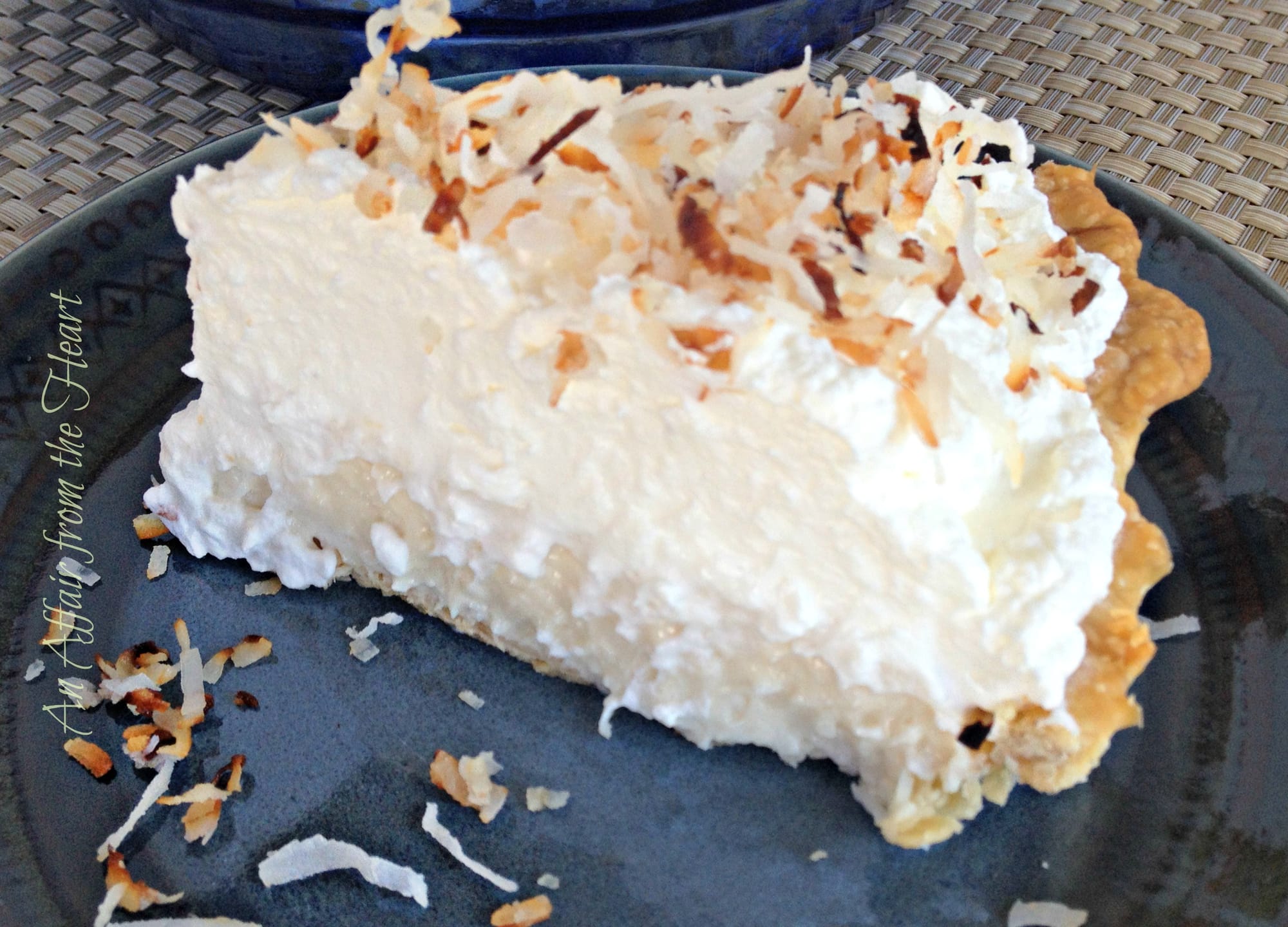 Lemon Ice Box Pie with Coconut Crust