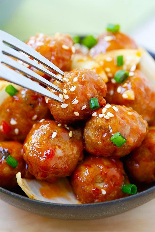 Sweet and Sour Meatballs