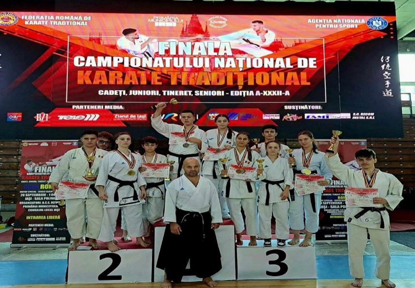 Karateka din Chiscani și Cazasu, campioni și vicecampioni naționali                                                            Costel Filip                                     SPORT - 3 October 2023